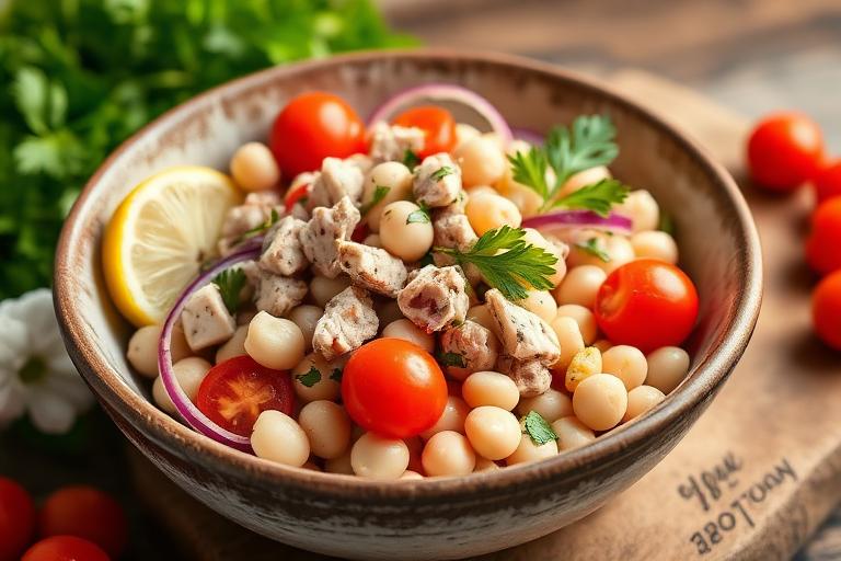 Tuna White Bean Salad