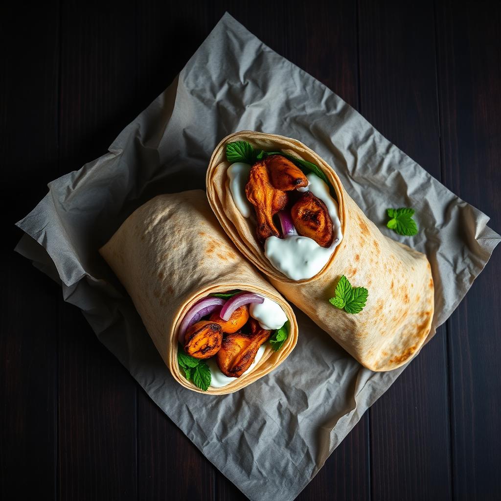 Tandoori Chicken Wrap