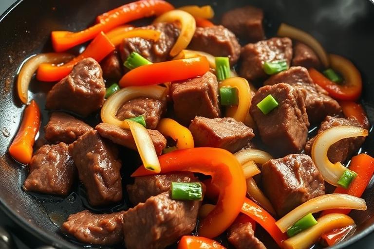 Beef Stir-Fry with Peppers