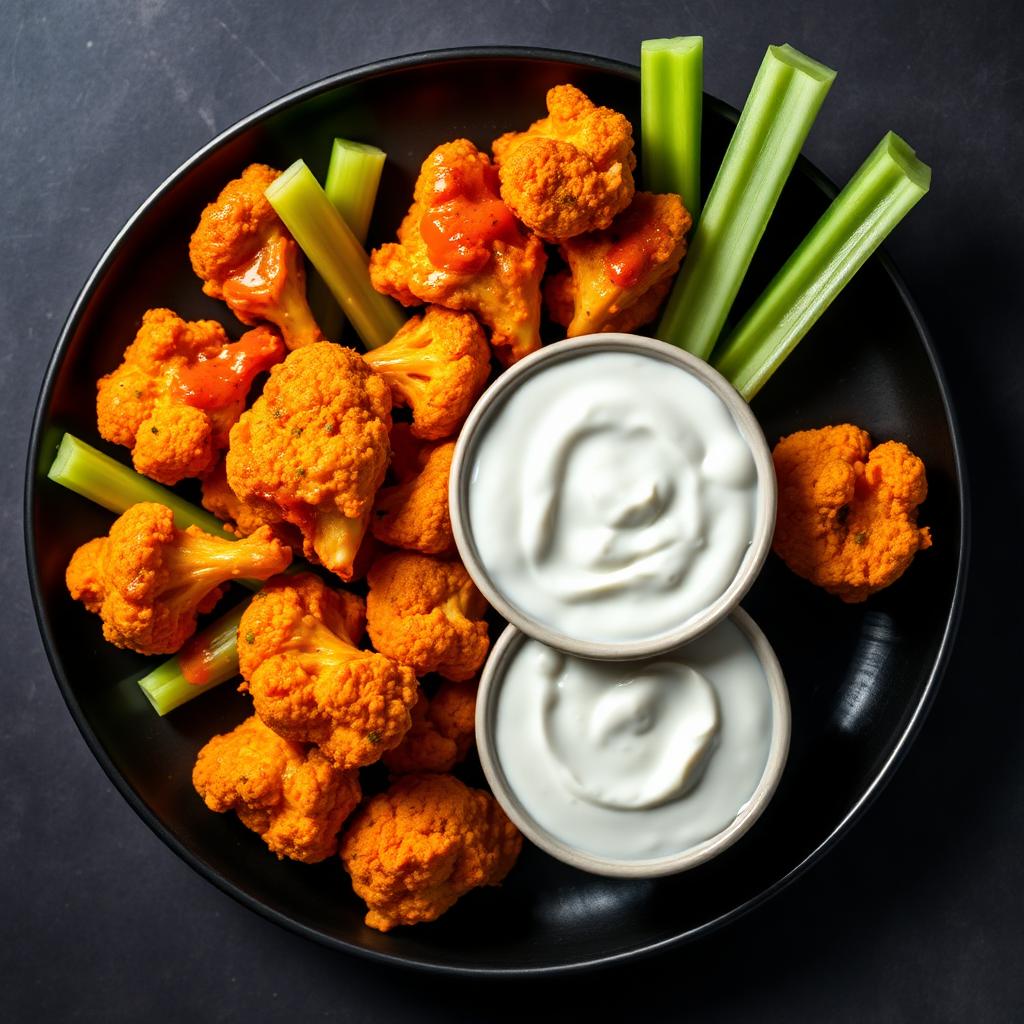 Air Fryer Buffalo Cauliflower