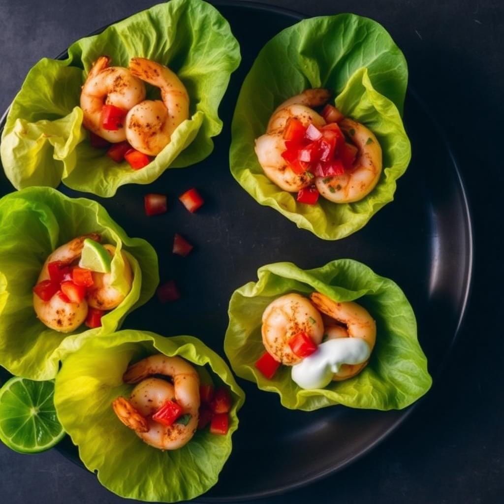 Shrimp Taco Lettuce Cups