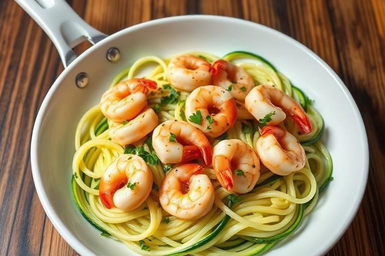Shrimp Garlic Zoodles
