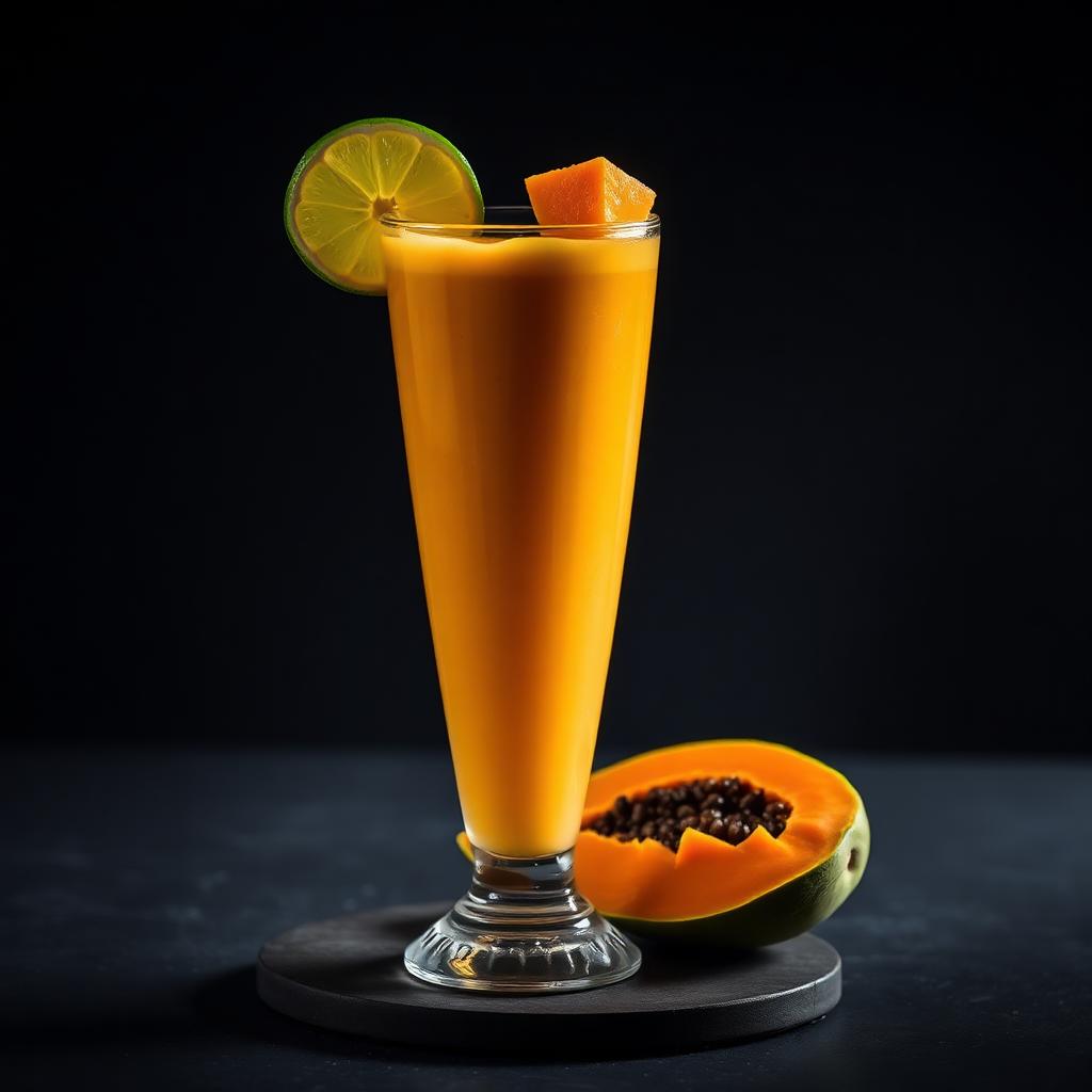 Papaya Mango Tropical Twist Smoothie