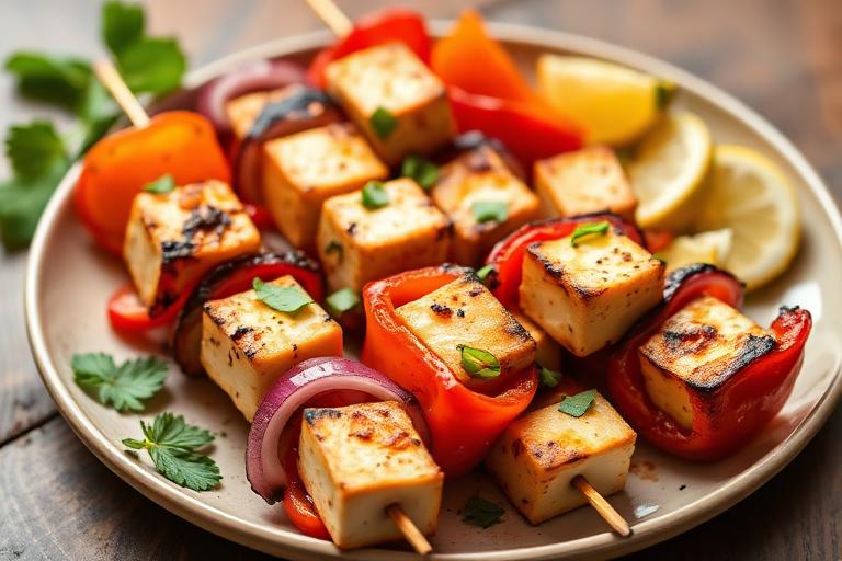Paneer Tikka Skewers