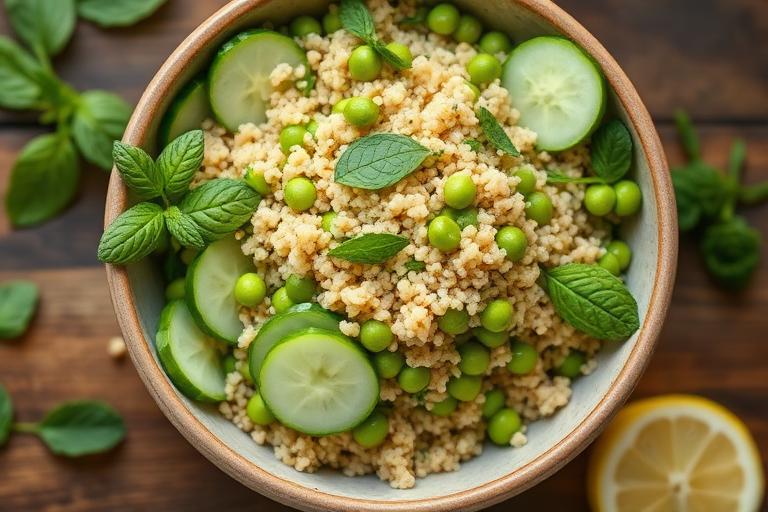 Quinoa Edamame Salad