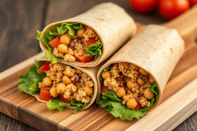 Chickpea Tuna-Style Wrap