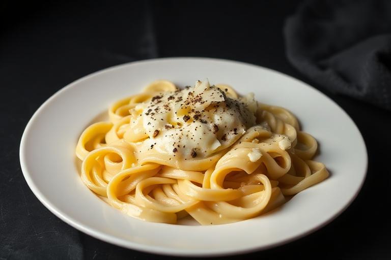Cottage Cheese Alfredo Pasta