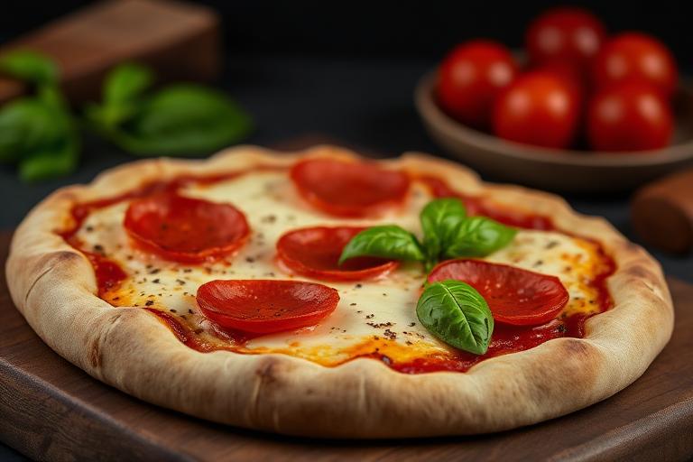 Pepperoni Pita Pizza