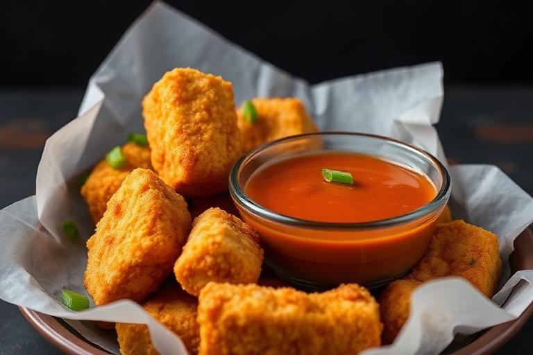 Air Fryer Tofu Nuggets