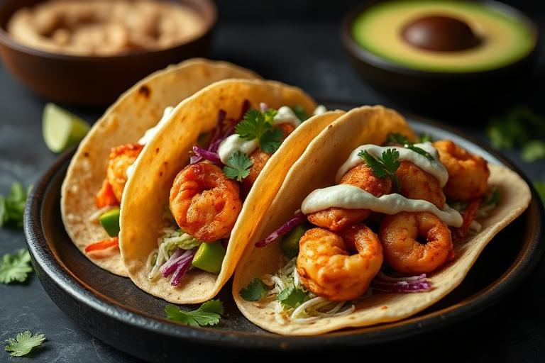 Air Fryer Shrimp Tacos