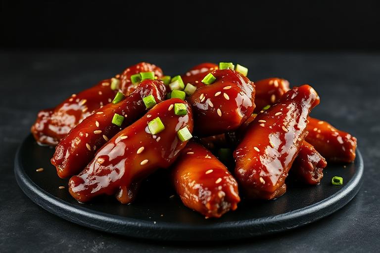 Honey Garlic Chicken Wings