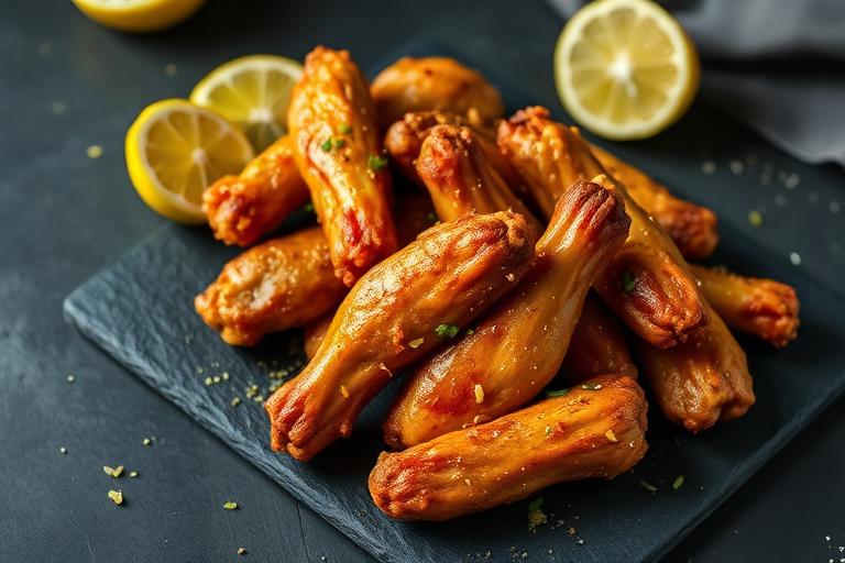 Lemon Pepper Chicken Wings