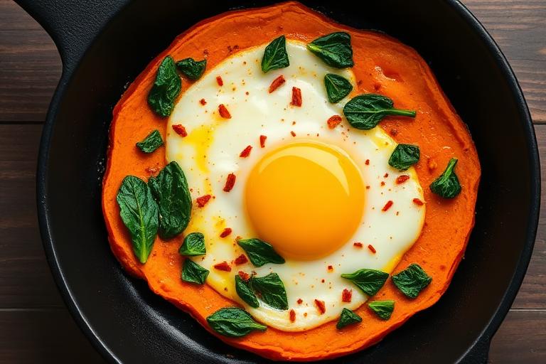Sweet Potato Egg Skillet