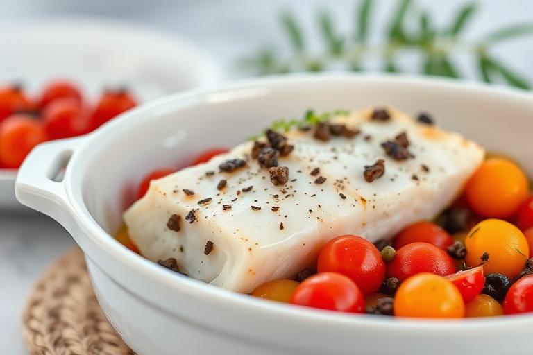 Mediterranean Baked Cod