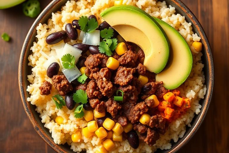 Beef Burrito Bowl
