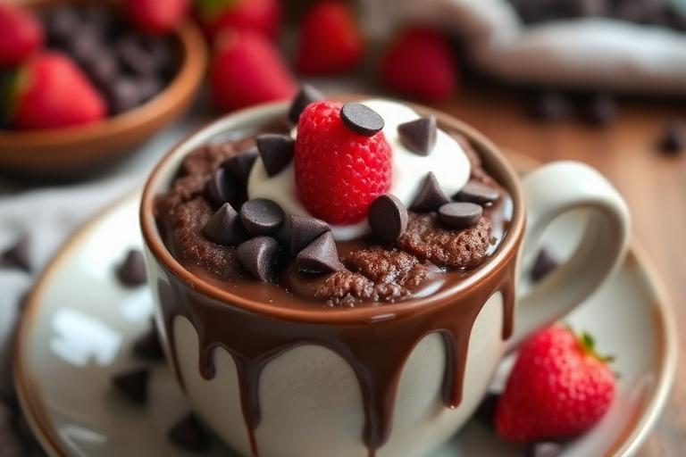 Chocolate Protein Mug Cake
