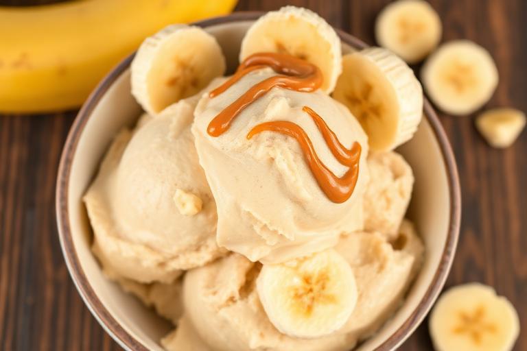 Banana Protein Ice Cream