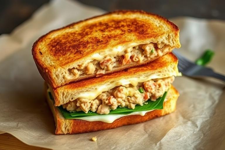 Chickpea Tuna Melt