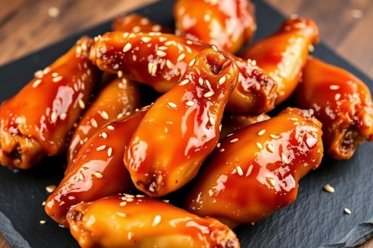 Honey Garlic Chicken Wings